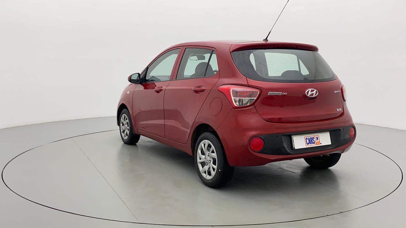2017 Hyundai Grand i10 SPORTZ 1.2 KAPPA VTVT, Petrol, Manual, 9,961 km, Left Back Diagonal