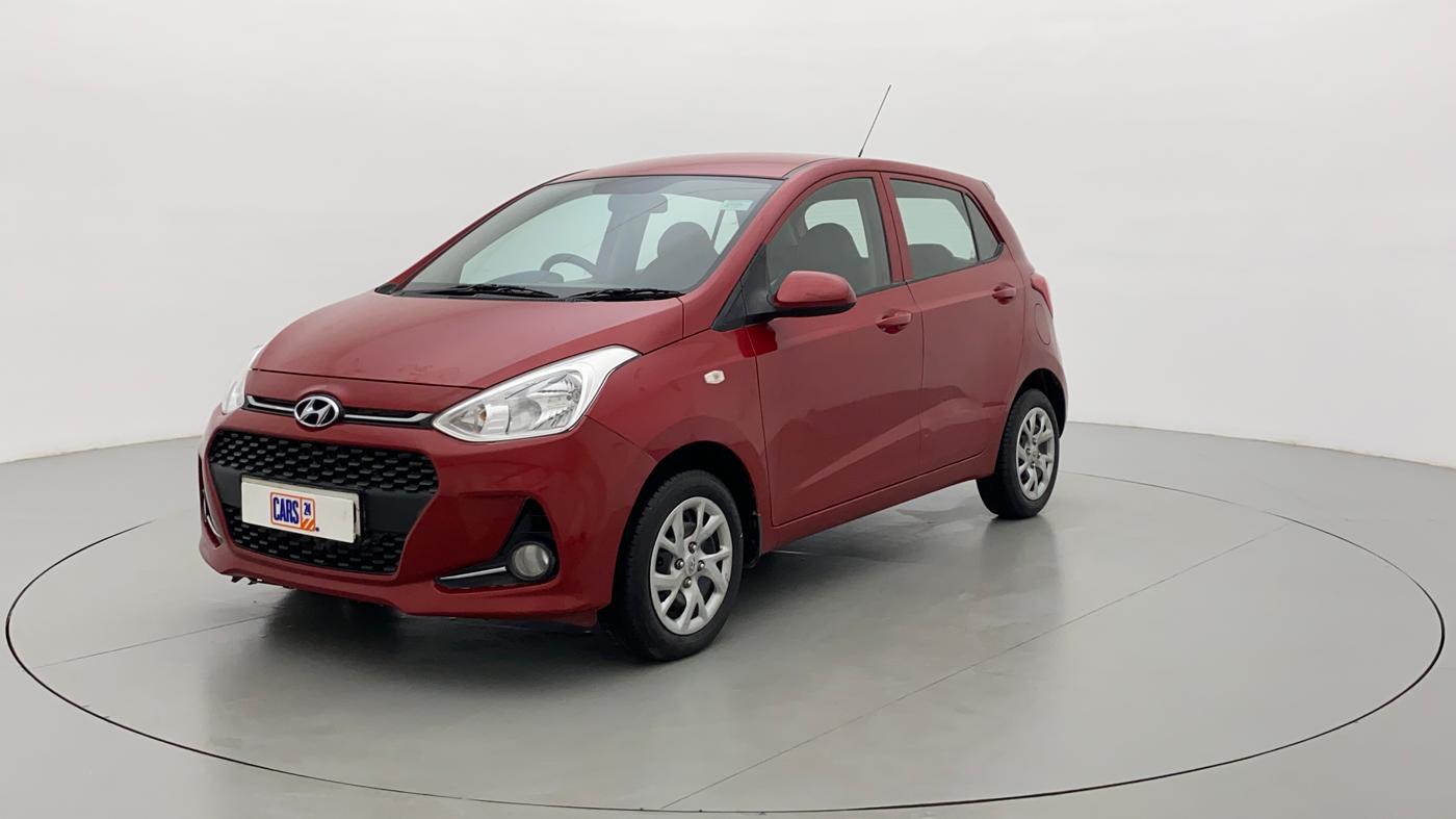 2017 Hyundai Grand i10 SPORTZ 1.2 KAPPA VTVT, Petrol, Manual, 9,961 km, Left Front Diagonal
