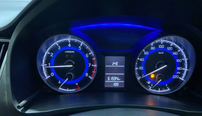 2019 Maruti Baleno DELTA PETROL 1.2, Petrol, Manual, 51,581 km, Odometer Image