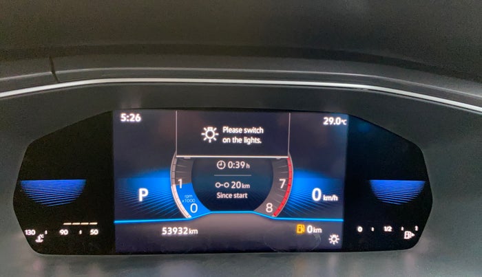 2021 Volkswagen TAIGUN TOPLINE 1.0 TSI AT, Petrol, Automatic, 53,910 km, Odometer Image