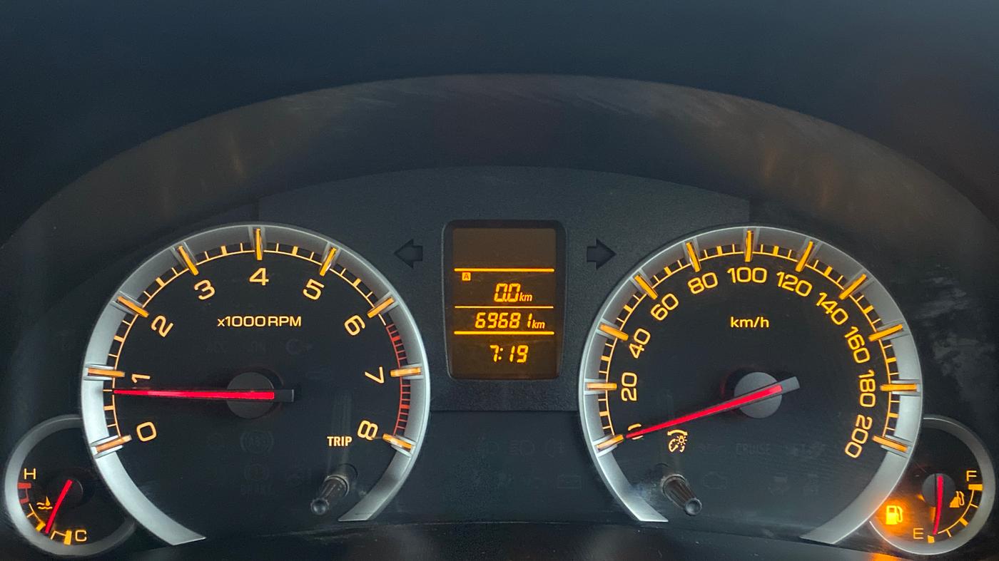 2014 Maruti Swift Dzire VXI, Petrol, Manual, 69,728 km, Odometer Image