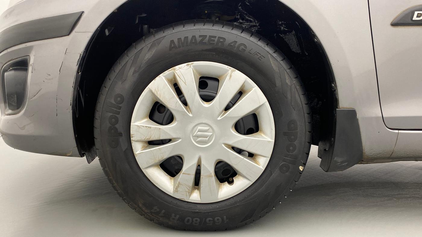 2014 Maruti Swift Dzire VXI, Petrol, Manual, 69,728 km, Left Front Wheel
