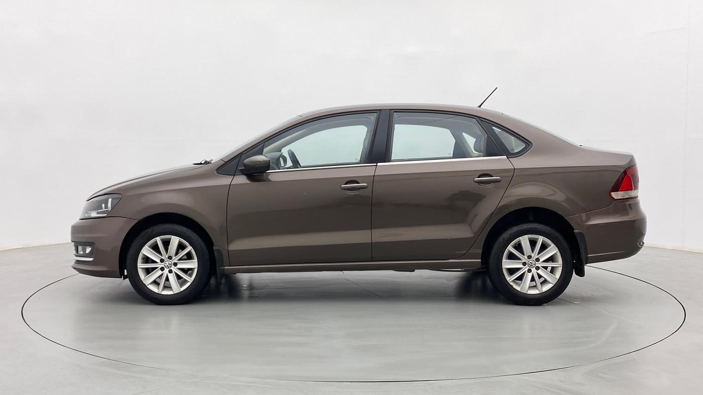 2016 Volkswagen Vento HIGHLINE PLUS 1.2 AT 16 ALLOY, Petrol, Automatic, 55,660 km, Left Side