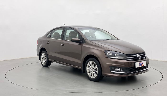 2016 Volkswagen Vento HIGHLINE PLUS 1.2 AT 16 ALLOY, Petrol, Automatic, 55,660 km, Right Front Diagonal