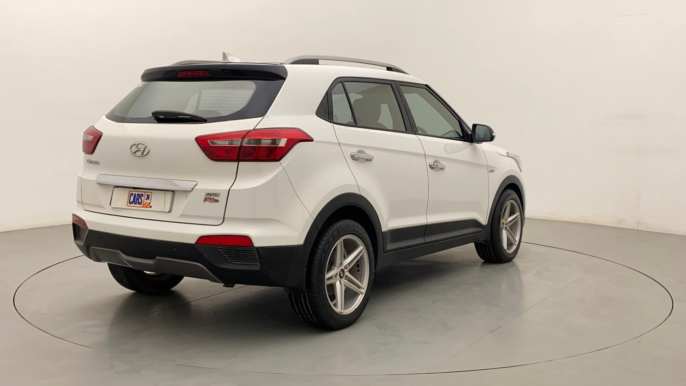 2016 Hyundai Creta SX PLUS AT 1.6 DIESEL, Diesel, Automatic, 1,18,727 km, Right Back Diagonal