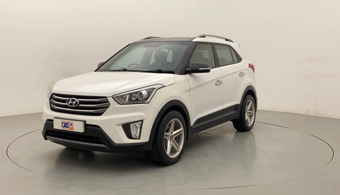2016 Hyundai Creta SX PLUS AT 1.6 DIESEL, Diesel, Automatic, 1,18,727 km, Left Front Diagonal