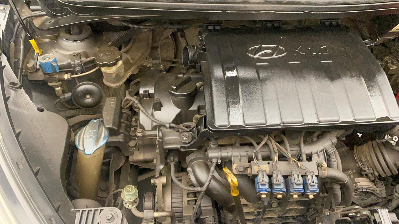 2014 Hyundai Xcent SX AT 1.2 (O), CNG, Automatic, 1,20,410 km, Engine View - Right