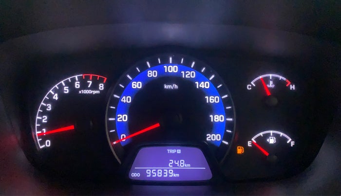 2014 Hyundai Xcent S 1.2, Petrol, Manual, 95,827 km, Odometer Image