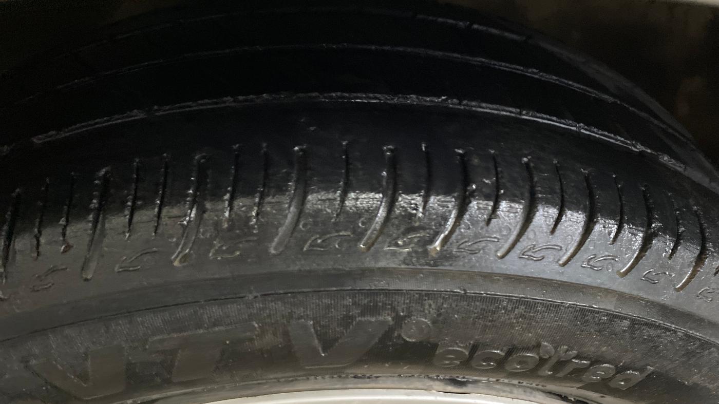2021 Maruti Baleno DELTA PETROL 1.2, Petrol, Manual, 66,361 km, Left Front Tyre Tread