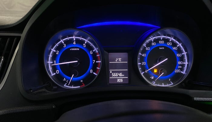 2021 Maruti Baleno DELTA PETROL 1.2, Petrol, Manual, 66,361 km, Odometer Image