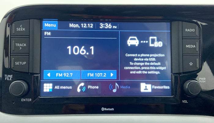 2021 Hyundai GRAND I10 NIOS SPORTZ CNG MT, CNG, Manual, 18,431 km, Infotainment System