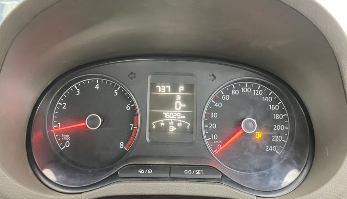 2017 Volkswagen Vento HIGHLINE PETROL AT, Petrol, Automatic, 75,987 km, Odometer Image