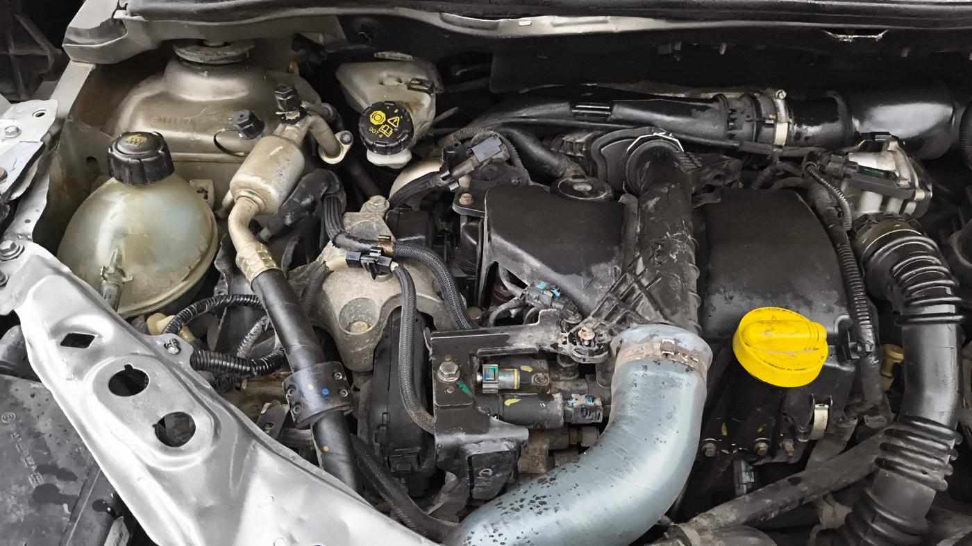 2019 Nissan Kicks XV PREMIUM O DUAL TONE DIESEL, Diesel, Manual, 1,06,457 km, Engine View - Right