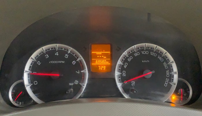 2014 Maruti Ertiga VXI, Petrol, Manual, 69,572 km, Odometer Image