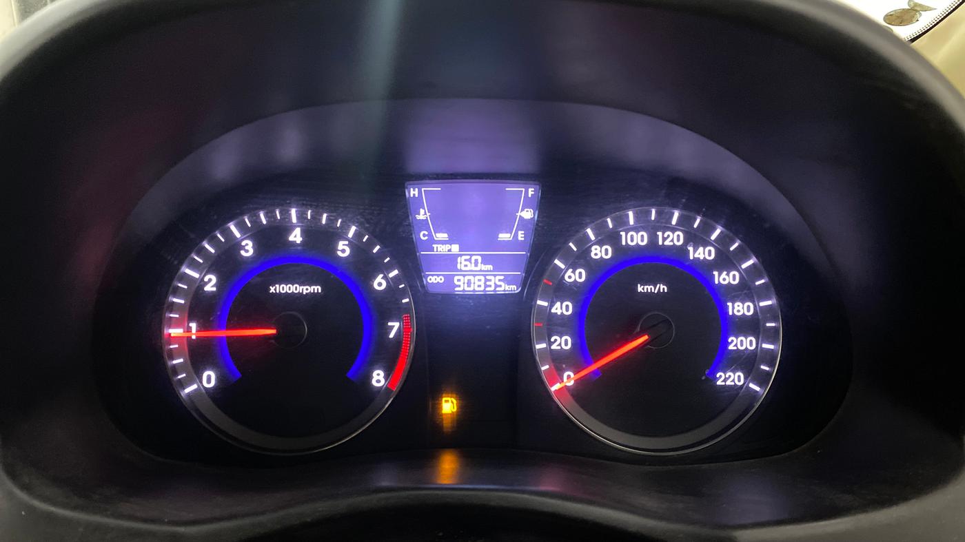 2014 Hyundai Verna FLUIDIC 1.4 VTVT, Petrol, Manual, 90,834 km, Odometer Image