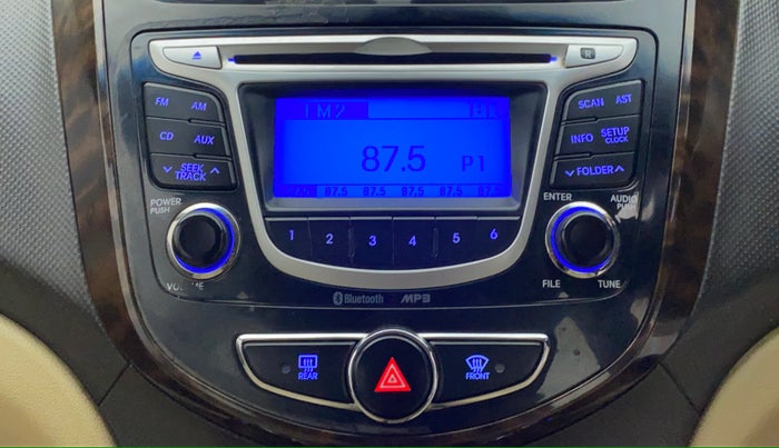 2013 Hyundai Verna FLUIDIC 1.6 CRDI SX, Diesel, Manual, 63,330 km, Infotainment System