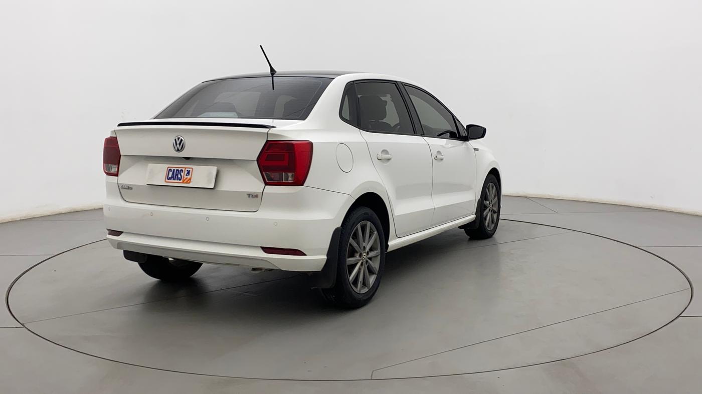 2019 Volkswagen Ameo HIGHLINE PLUS 1.5L AT 16 ALLOY, Diesel, Automatic, 59,802 km, Right Back Diagonal