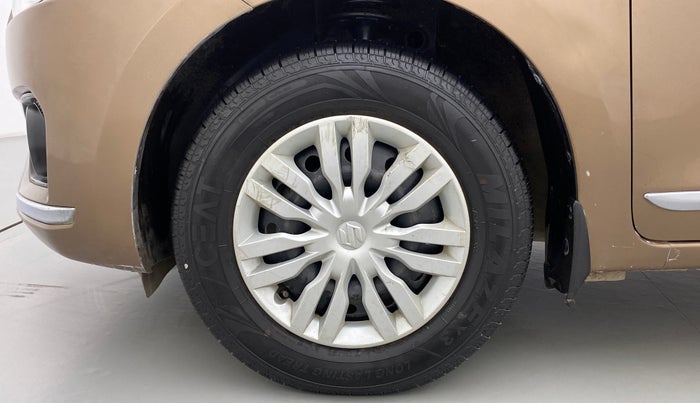 2017 Maruti Dzire VXI AMT, Petrol, Automatic, 64,368 km, Left Front Wheel