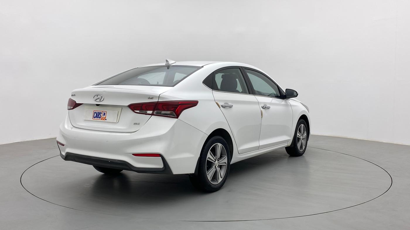 2018 Hyundai Verna 1.6 SX VTVT (O), Petrol, Manual, 40,468 km, Right Back Diagonal