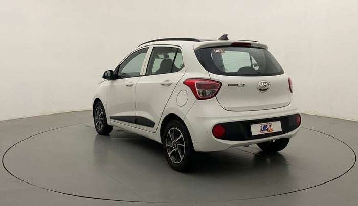 2018 Hyundai Grand i10 SPORTZ (O) AT 1.2 KAPPA VTVT, Petrol, Automatic, 65,001 km, Left Back Diagonal