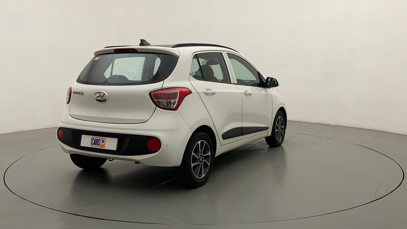2018 Hyundai Grand i10 SPORTZ (O) AT 1.2 KAPPA VTVT, Petrol, Automatic, 65,001 km, Right Back Diagonal