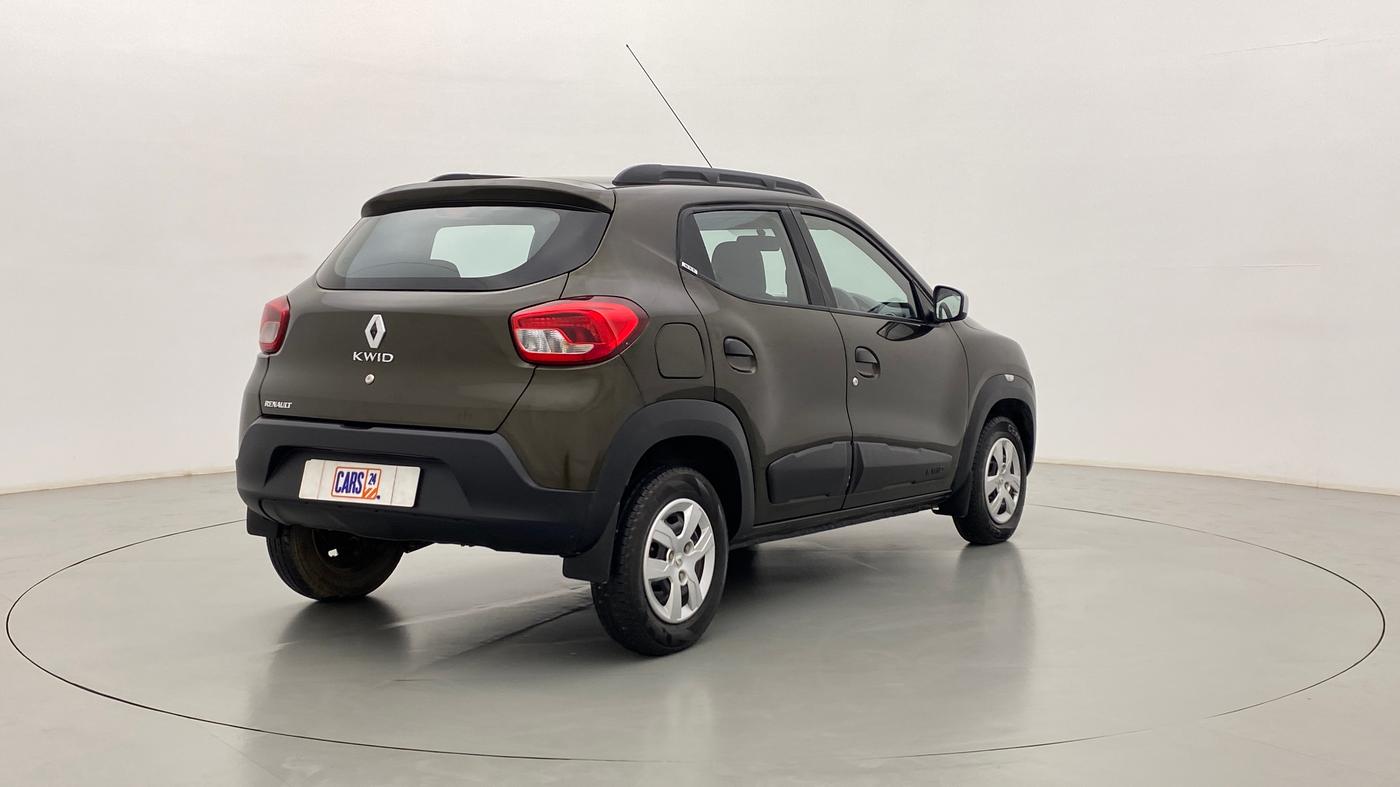 2019 Renault Kwid 1.0 RXT Opt, Petrol, Manual, 19,318 km, Right Back Diagonal