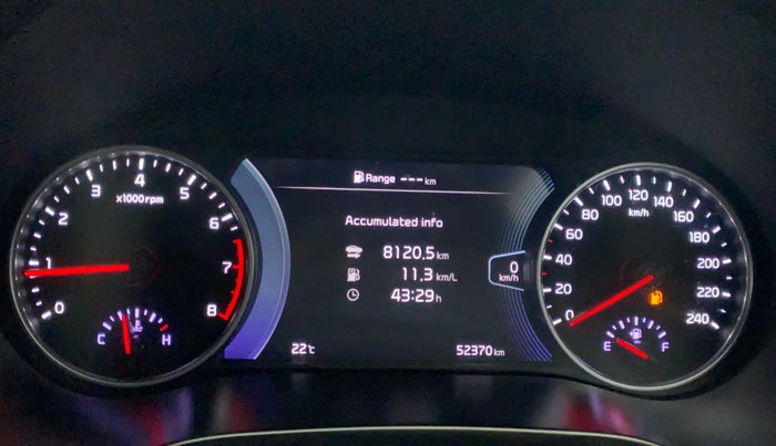 2020 KIA SELTOS GTX PLUS 1.4 PETROL, Petrol, Manual, 52,333 km, Odometer Image