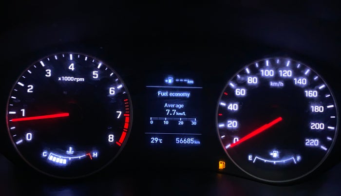 2018 Hyundai Elite i20 ASTA 1.2 (O), Petrol, Manual, 56,757 km, Odometer Image