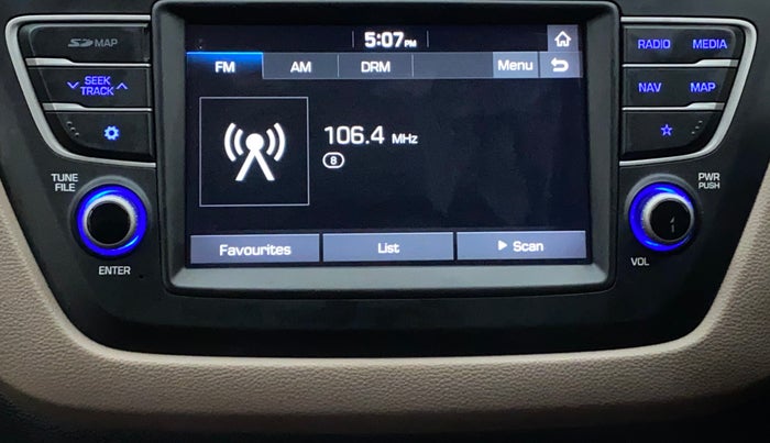 2018 Hyundai Elite i20 ASTA 1.2 (O), Petrol, Manual, 56,757 km, Infotainment System