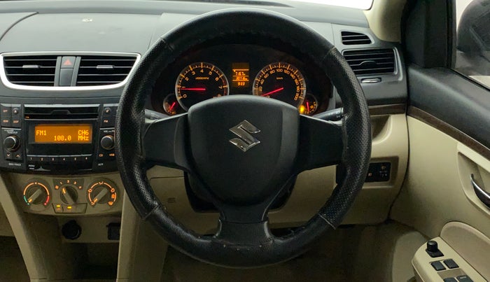 2016 Maruti Swift Dzire VXI, Petrol, Manual, 30,786 km, Steering Wheel Close Up