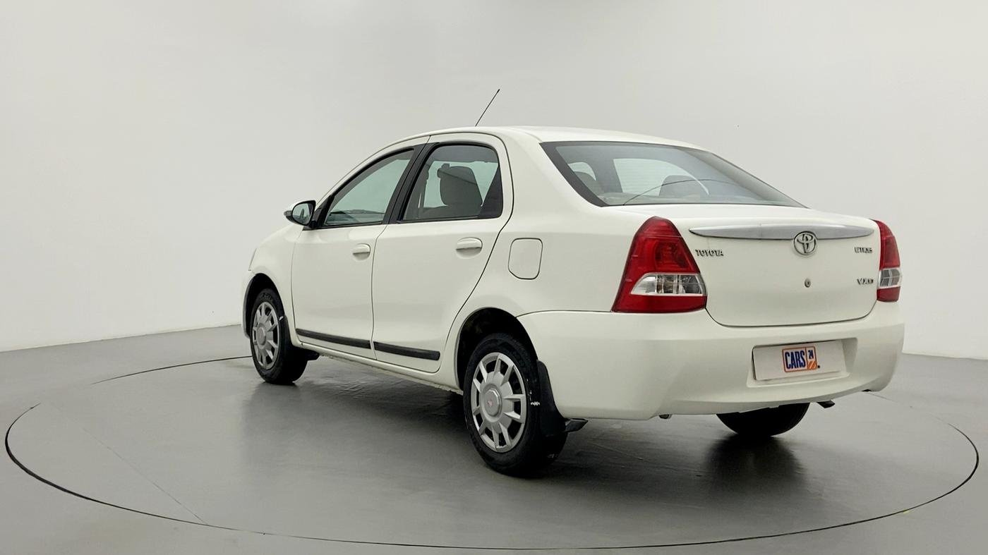 2015 Toyota Etios VD 1.4, Diesel, Manual, 65,122 km, Left Back Diagonal