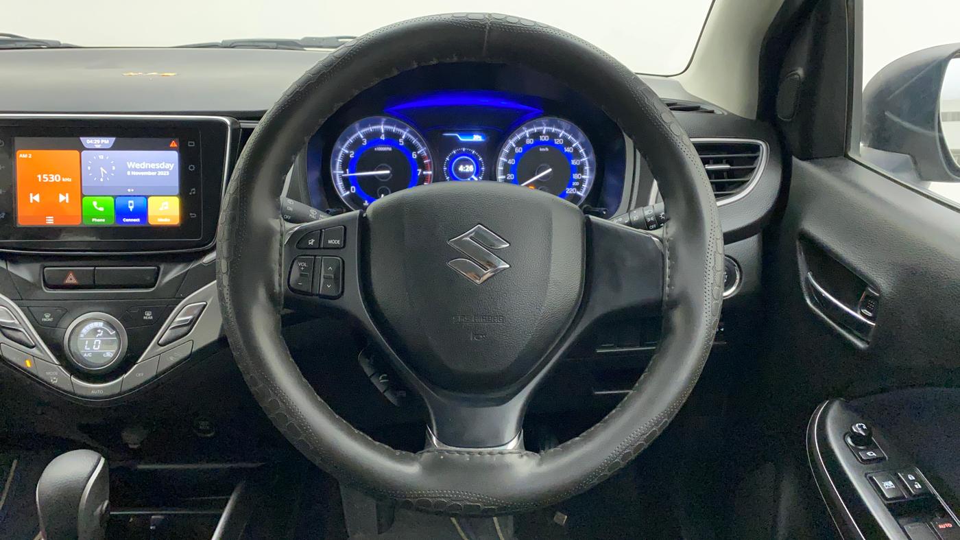 2021 Maruti Baleno ZETA CVT PETROL 1.2, Petrol, Automatic, 6,012 km, Steering Wheel Close Up