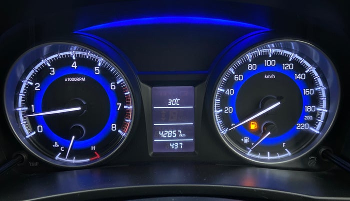 2017 Maruti Baleno DELTA 1.2 K12, Petrol, Manual, 42,903 km, Odometer Image
