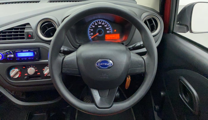 2019 Datsun Redi Go A, Petrol, Manual, 19,109 km, Steering Wheel Close Up
