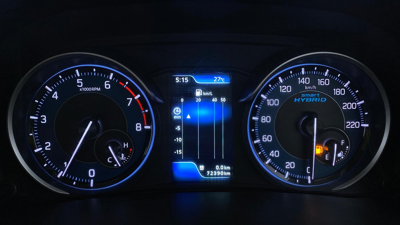 2018 Maruti Ertiga ZXI Plus SHVS, Petrol, Manual, 72,520 km, Odometer Image