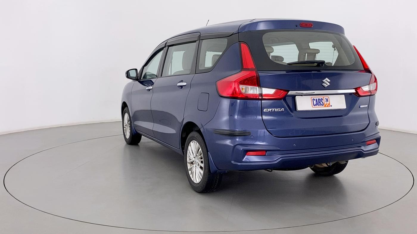 2018 Maruti Ertiga ZXI Plus SHVS, Petrol, Manual, 72,520 km, Left Back Diagonal
