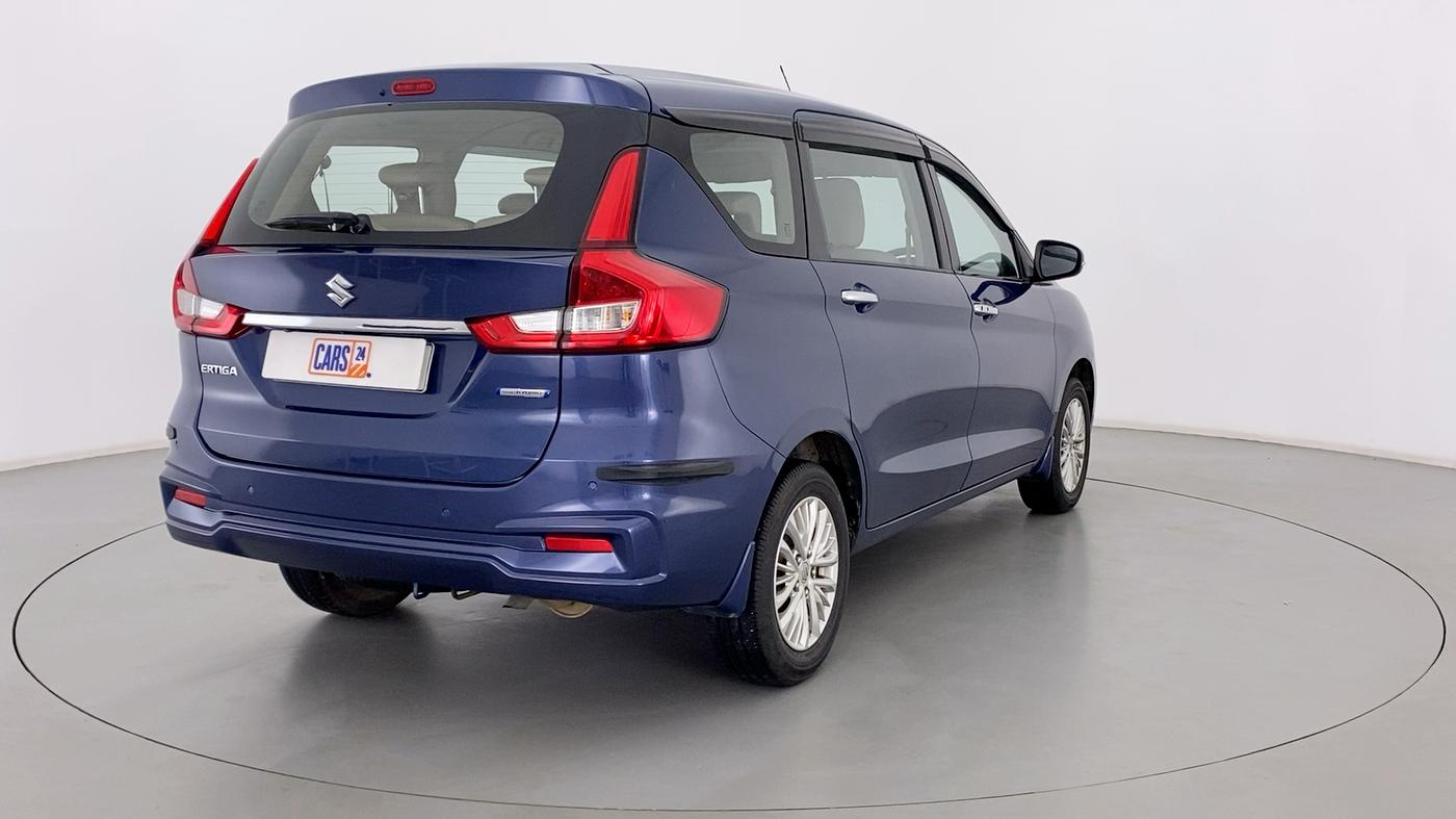 2018 Maruti Ertiga ZXI Plus SHVS, Petrol, Manual, 72,520 km, Right Back Diagonal
