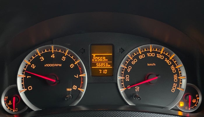 2017 Maruti Swift VXI OPT, Petrol, Manual, 56,853 km, Odometer Image