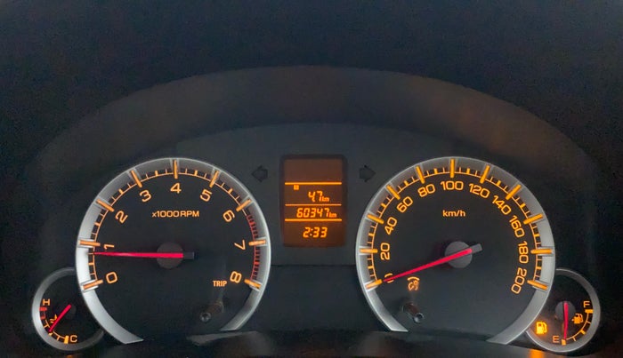 2012 Maruti Swift Dzire VXI, Petrol, Manual, 60,402 km, Odometer Image
