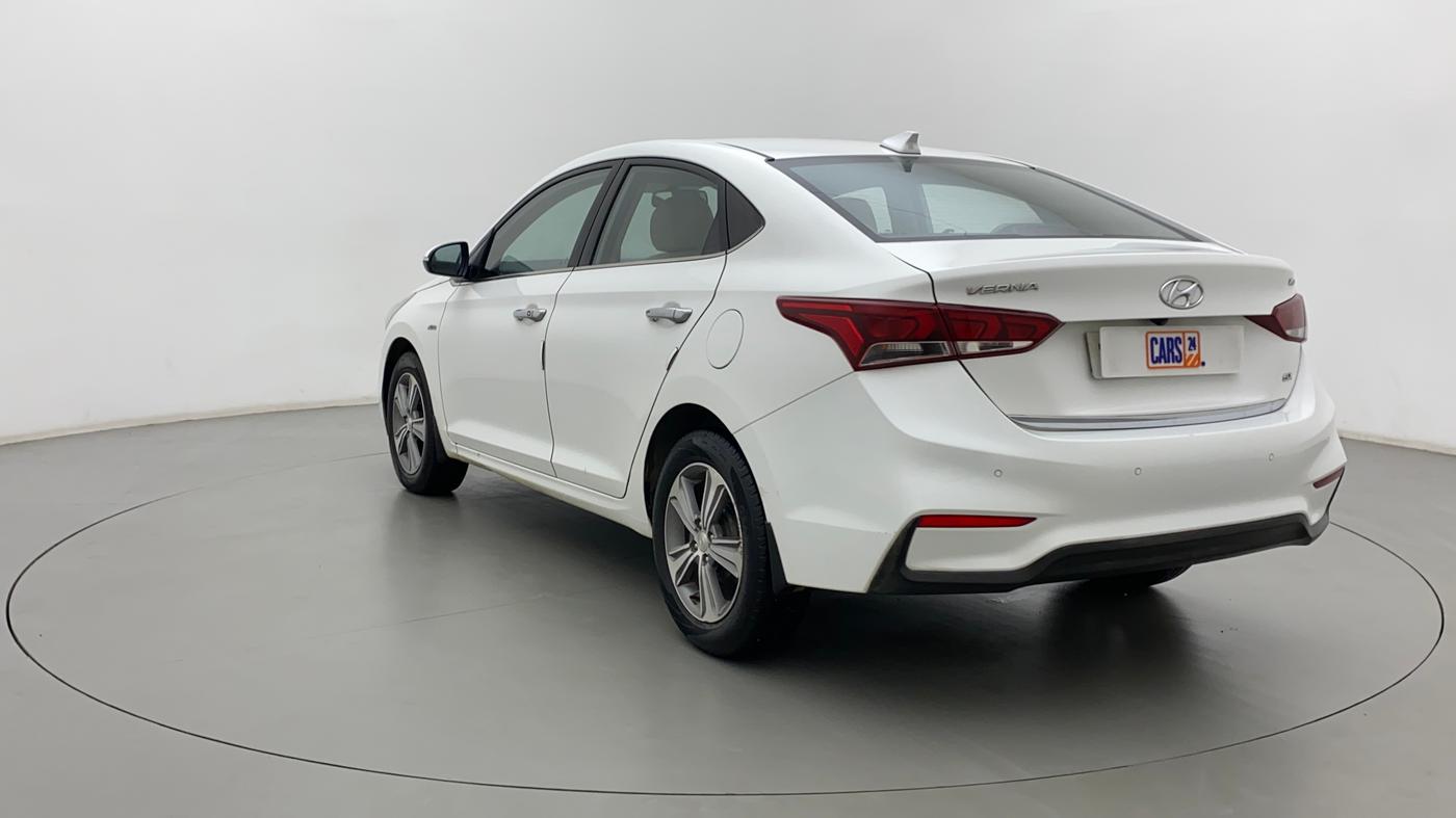 2018 Hyundai Verna 1.6 CRDI SX + AT, Diesel, Automatic, 48,257 km, Left Back Diagonal
