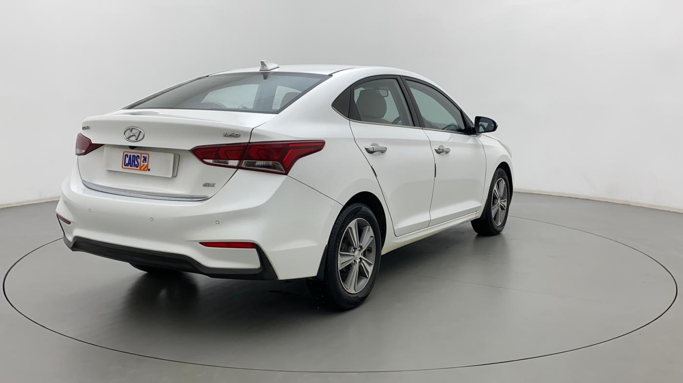 2018 Hyundai Verna 1.6 CRDI SX + AT, Diesel, Automatic, 48,257 km, Right Back Diagonal