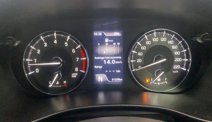 2022 Maruti Baleno ALPHA 1.2 AGS, Petrol, Automatic, 51,234 km, Odometer Image