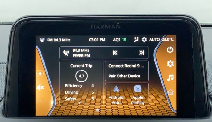 2022 Tata NEXON XZ PLUS (HS) PETROL, Petrol, Manual, 11,192 km, Infotainment System