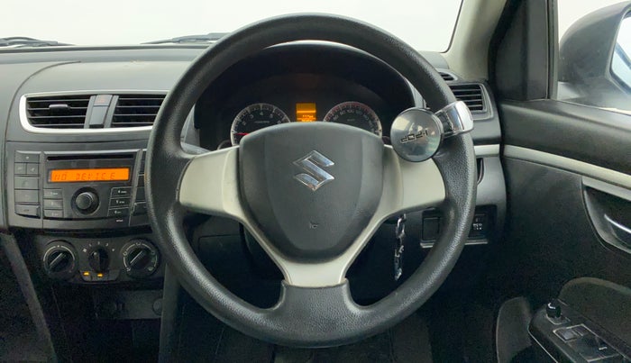 2013 Maruti Swift VXI, Petrol, Manual, 78,264 km, Steering Wheel Close Up