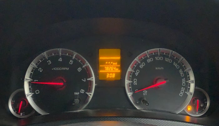 2013 Maruti Swift VXI, Petrol, Manual, 78,264 km, Odometer Image