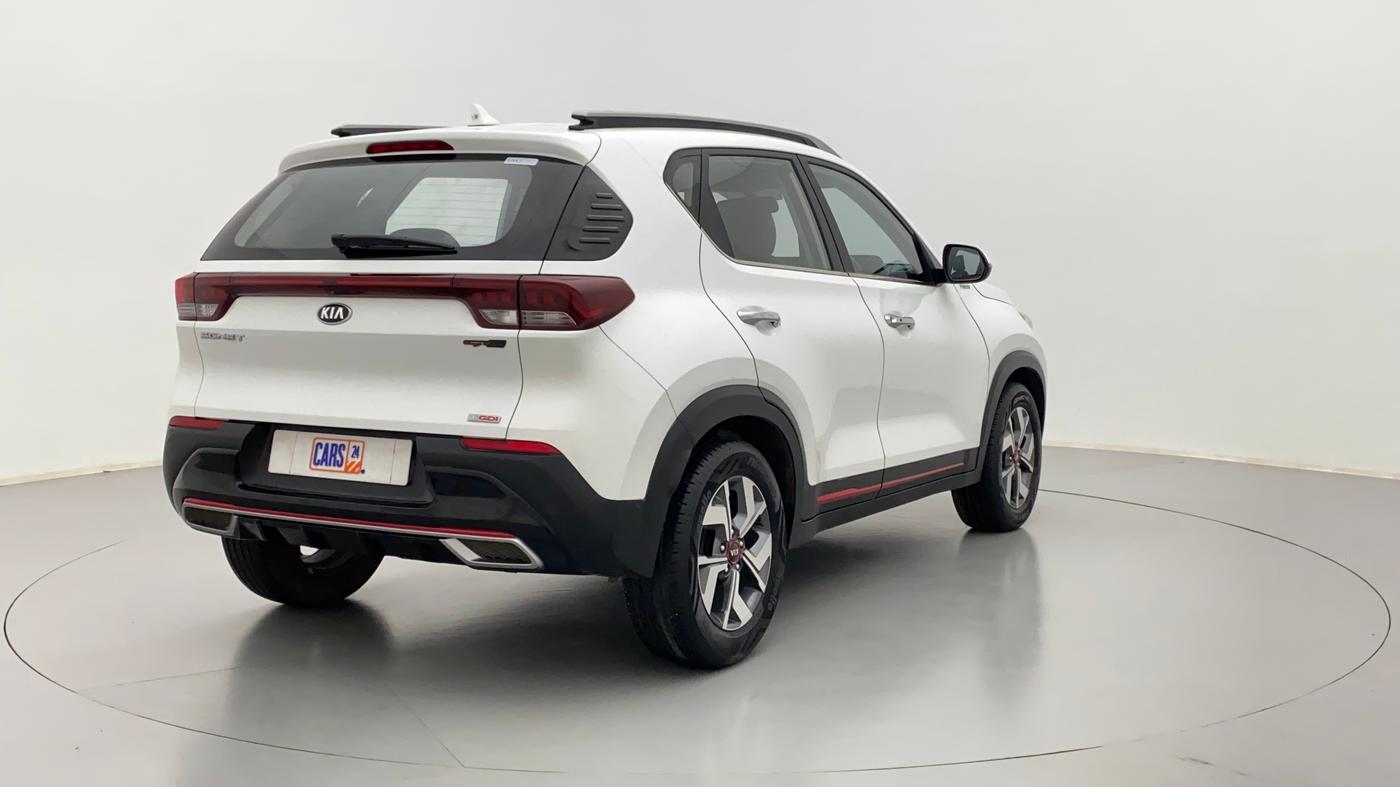 2020 KIA SONET GTX PLUS DCT 1.0, Petrol, Automatic, 10,128 km, Right Back Diagonal