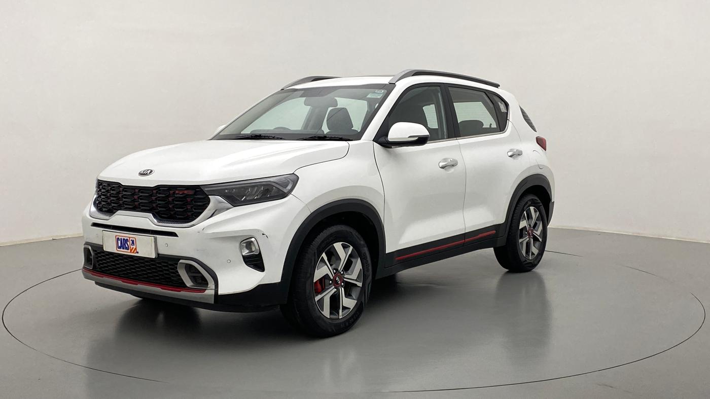 2020 KIA SONET GTX PLUS DCT 1.0, Petrol, Automatic, 10,128 km, Left Front Diagonal