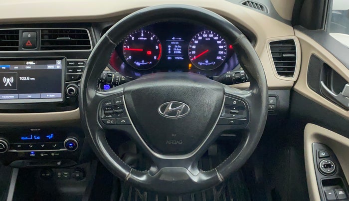 2018 Hyundai Elite i20 ASTA 1.4 CRDI (O), Diesel, Manual, 1,17,762 km, Steering Wheel Close Up