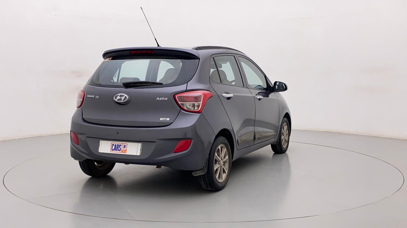 2016 Hyundai Grand i10 ASTA (O) 1.2 KAPPA VTVT, Petrol, Manual, 30,277 km, Right Back Diagonal