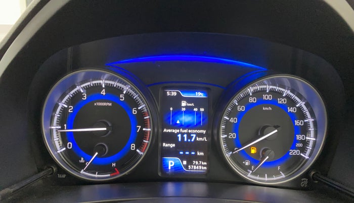 2020 Maruti Baleno ZETA CVT PETROL 1.2, Petrol, Automatic, 57,848 km, Odometer Image